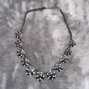 Dark gray necklace